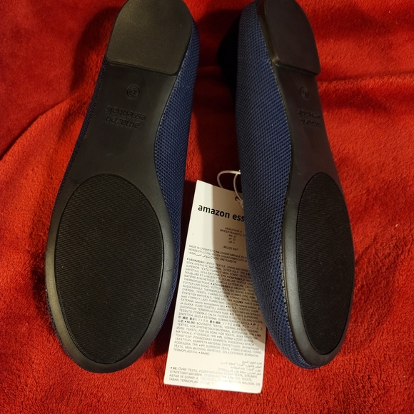 NWT WOMENS KNIT BALLET FLAT SIZE 6 NAVY BLUE - Picture 11 of 12
